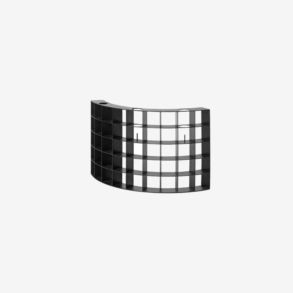 Kristina Dam Mesh Candle Holder Black