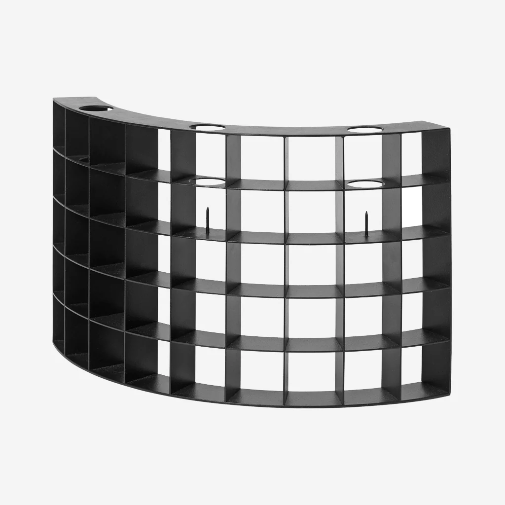 Kristina Dam Mesh Candle Holder Black - Image 3
