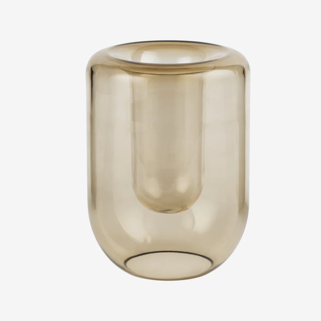 Kristina Dam Opal Vase Large Topaz Brown - Image 2