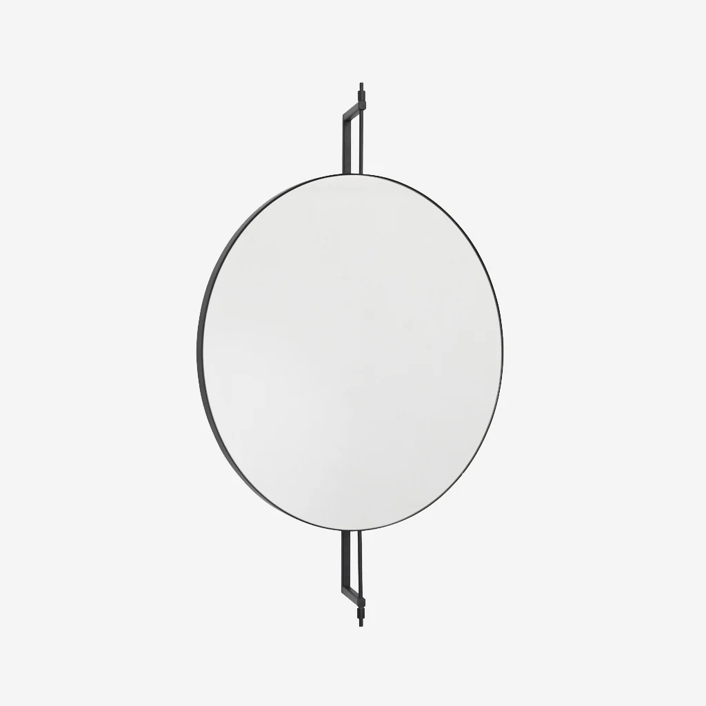 Kristina Dam Rotating Mirror Round Black - Image 4