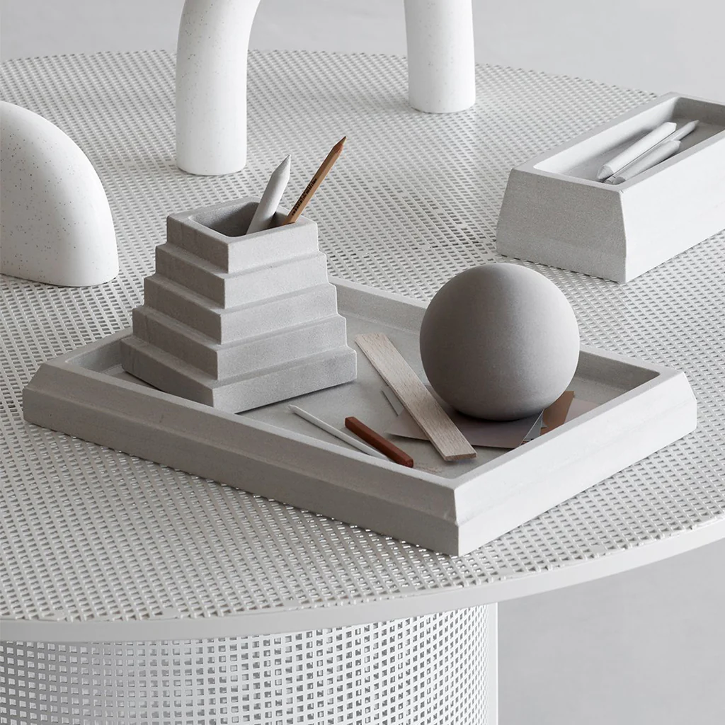 Kristina Dam Sandstone Desk Organiser Large - Image 5