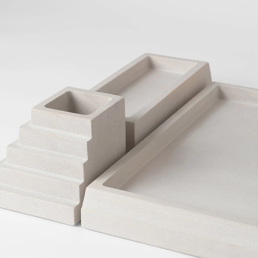Kristina Dam Sandstone Desk Organiser Small - Image 3