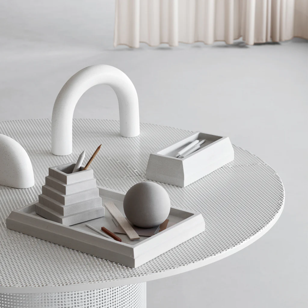 Kristina Dam Sandstone Desk Organiser Small - Image 4