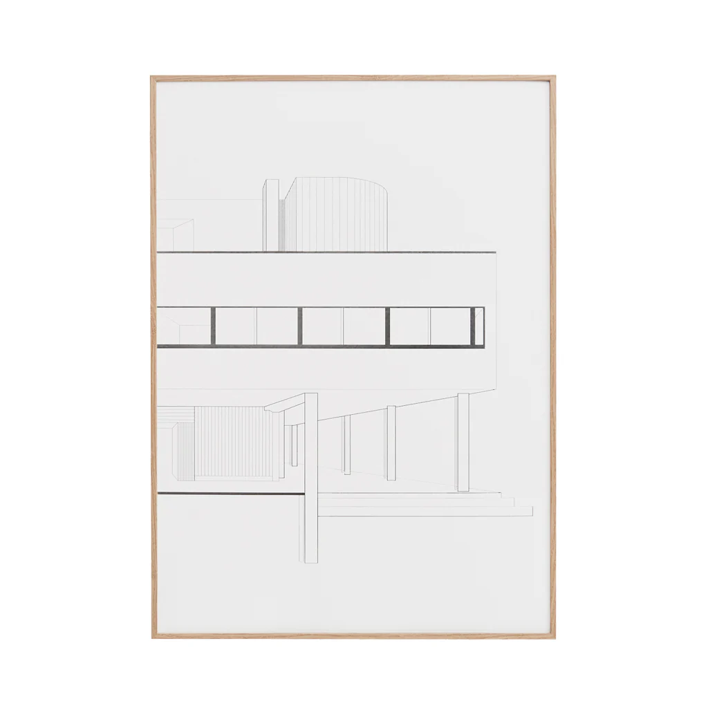Kristina Dam Villa Savoye Print - Image 2