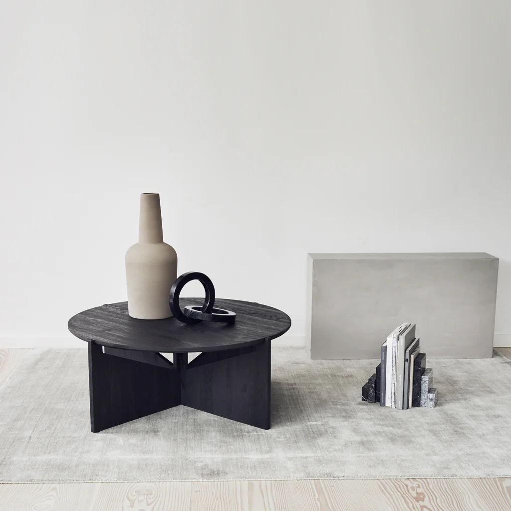 Kristina Dam Wooden Coffee Table XL Black - Image 2