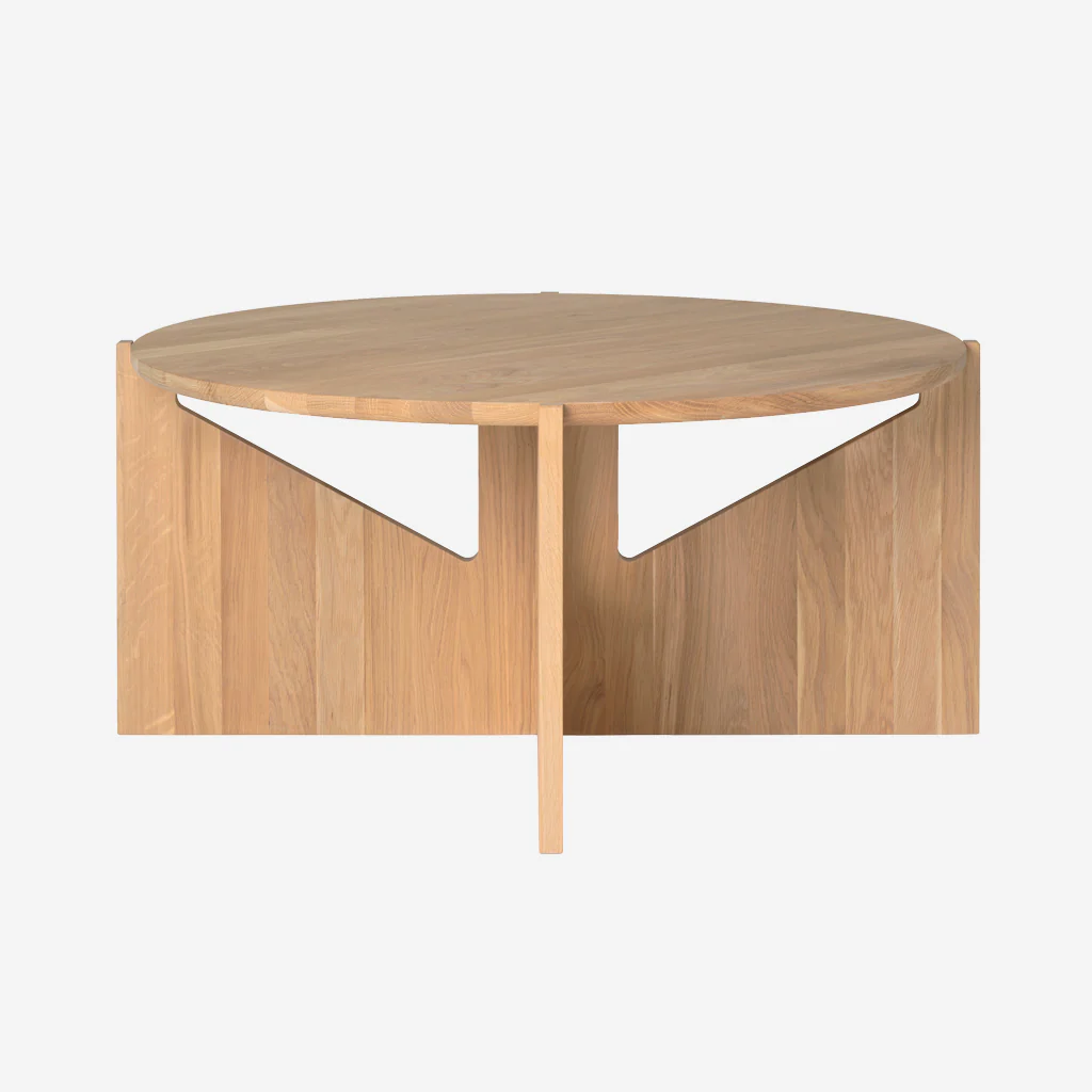 Kristina Dam Wooden Coffee Table XL Natural Oak - Image 3