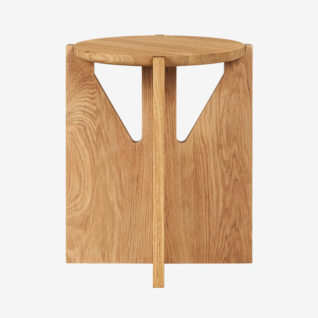 Kristina Dam Wooden Stool Oiled Oak - Image 2
