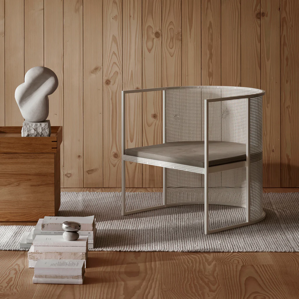 Kristina Dam Bauhaus Lounge Chair Off White - Image 2