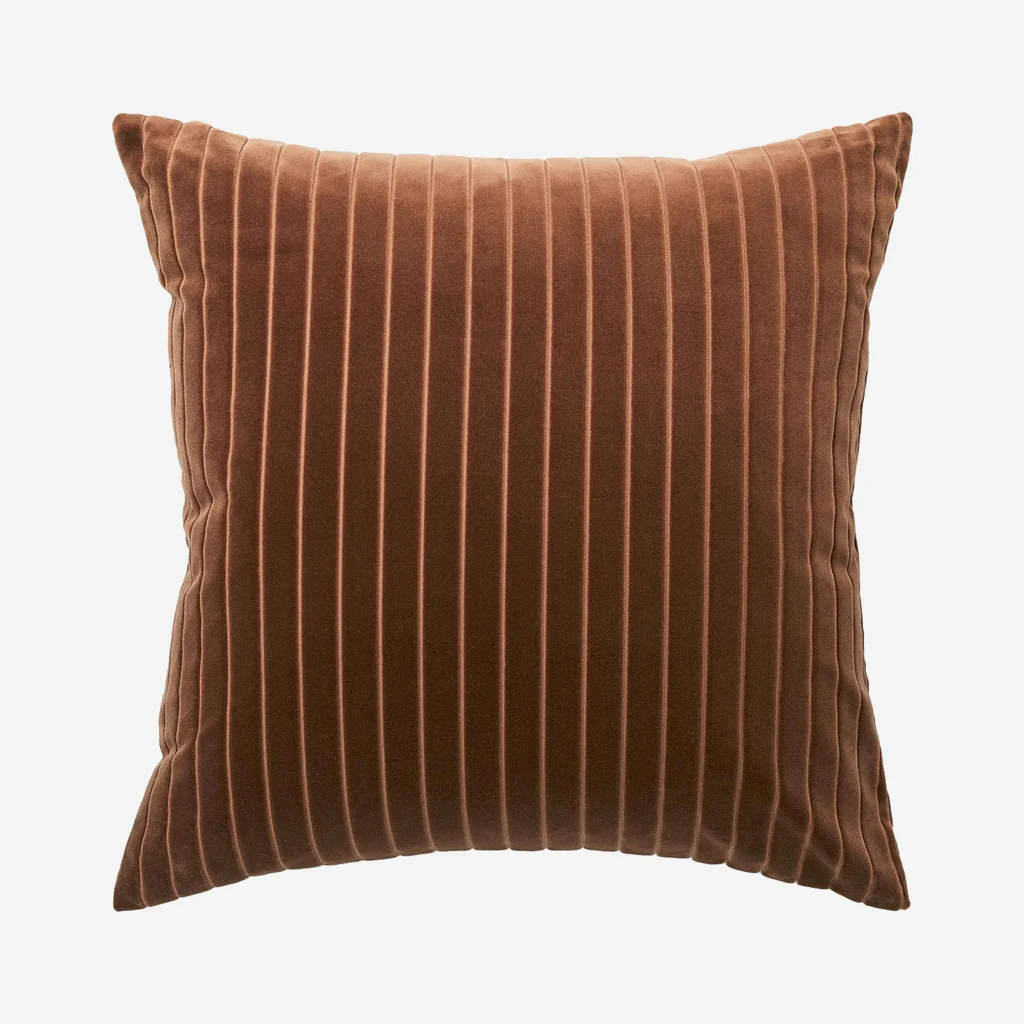 L&M Home Easton Velvet Cushion Maple Square - Image 4