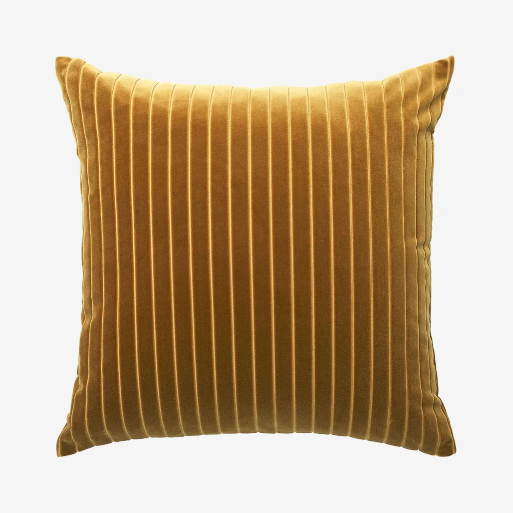 L&M Home Easton Velvet Cushion Toffee Square - Image 3