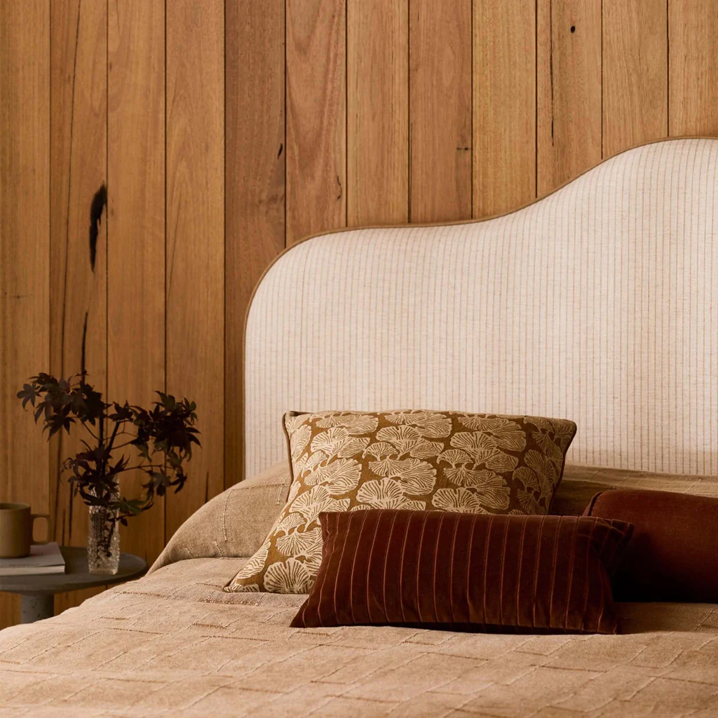 L&M Home Easton Velvet Mini Cushion Maple - Image 2