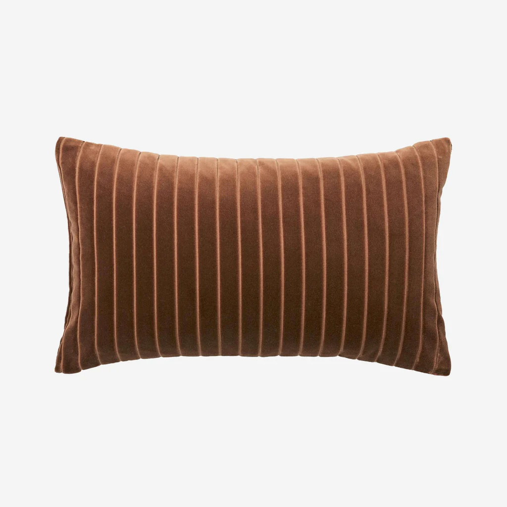 L&M Home Easton Velvet Mini Cushion Maple - Image 4