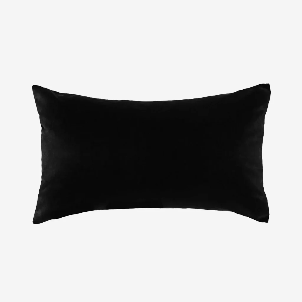 L&M Home Etro Mini Velvet Cushion Black - Image 4