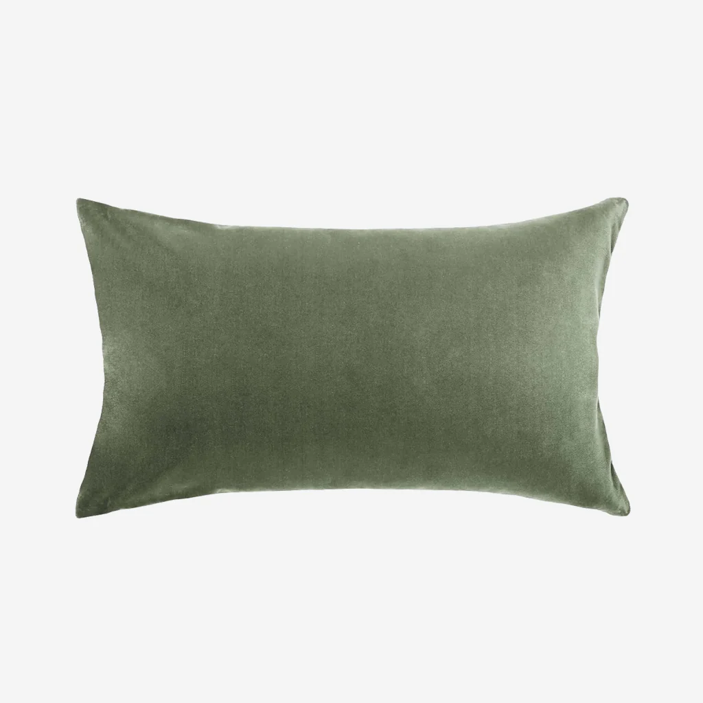 L&M Home Etro Mini Velvet Cushion Eucalypt - Image 3