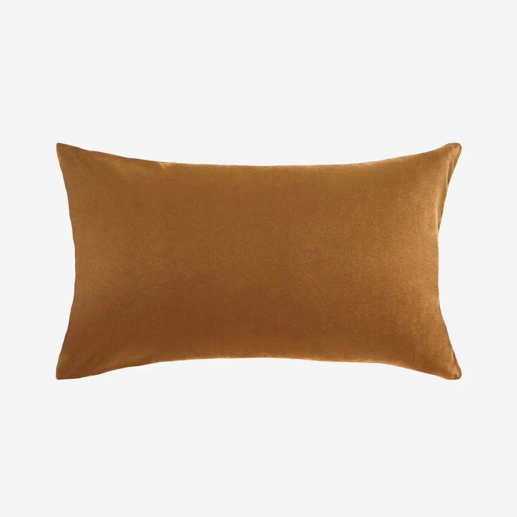 L&M Home Etro Mini Velvet Cushion Toffee - Image 3