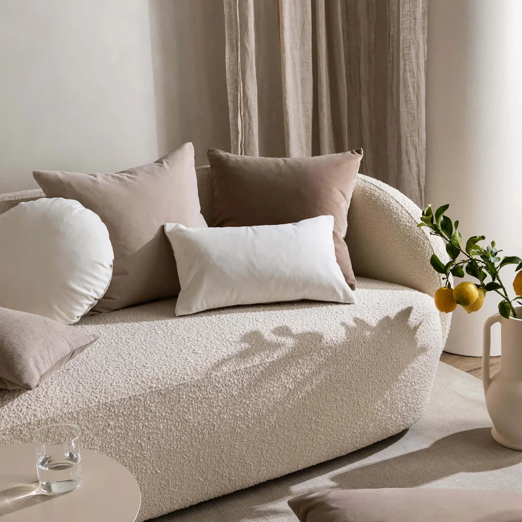 L&M Home Etro Square Velvet Cushion Cacao - Image 2