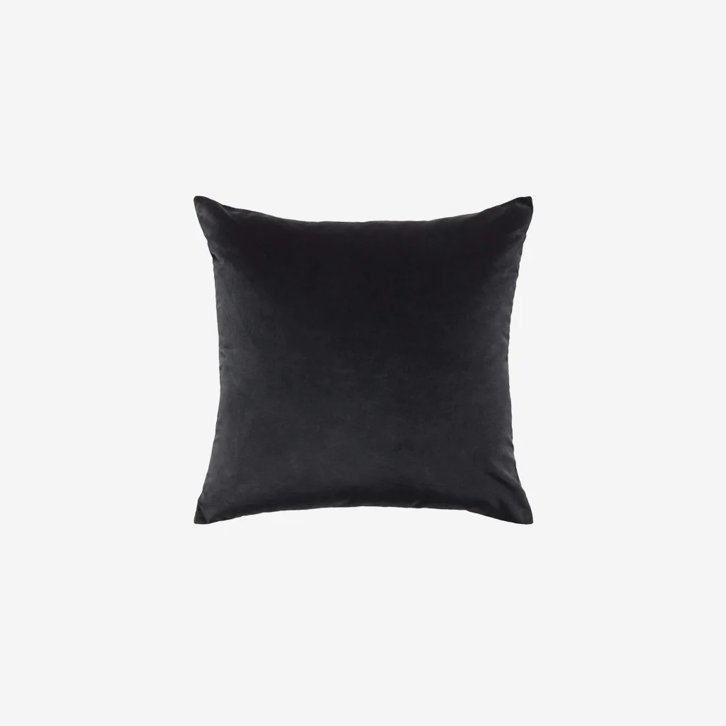L&M Home Etro Square Velvet Cushion Graphite