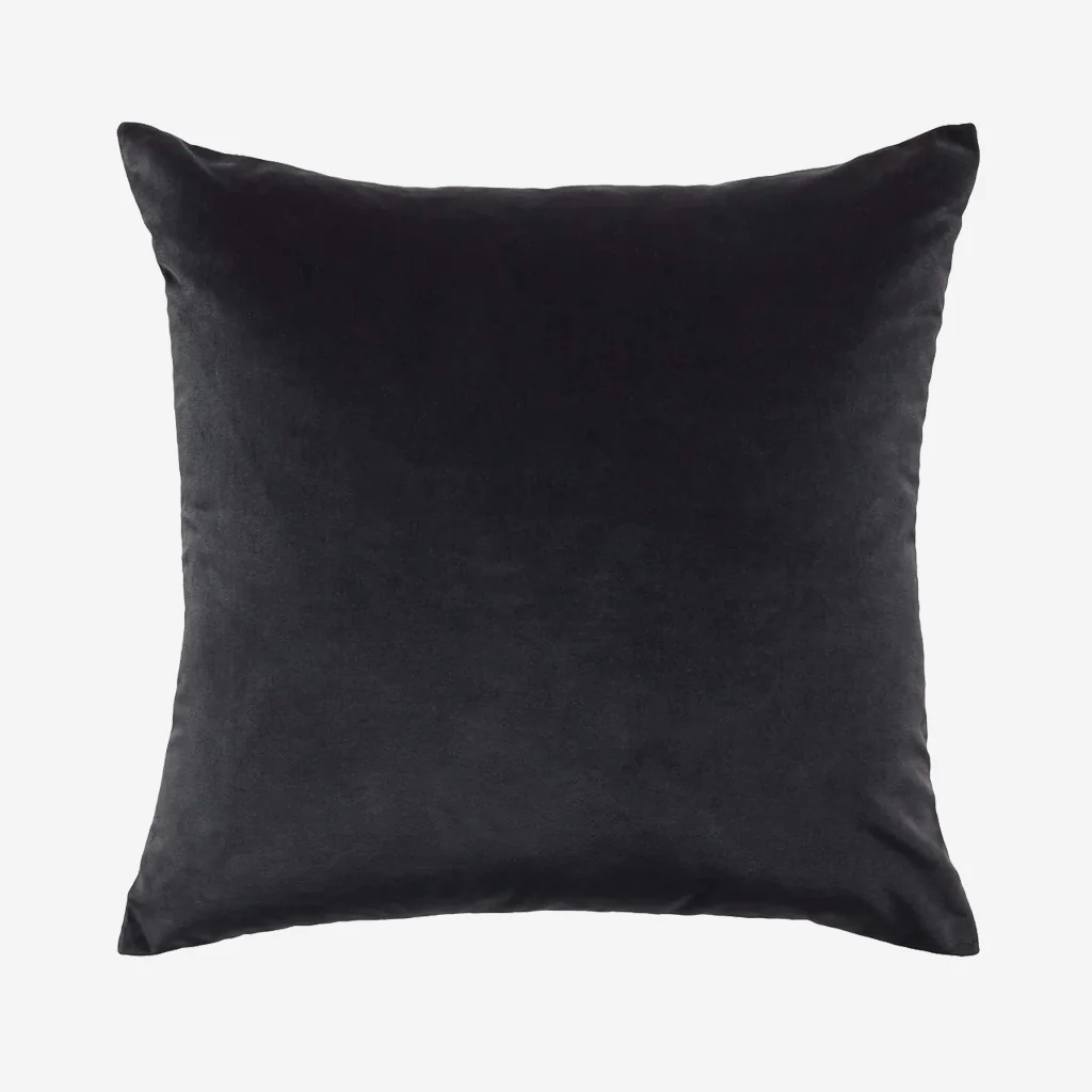 L&M Home Etro Square Velvet Cushion Graphite - Image 3