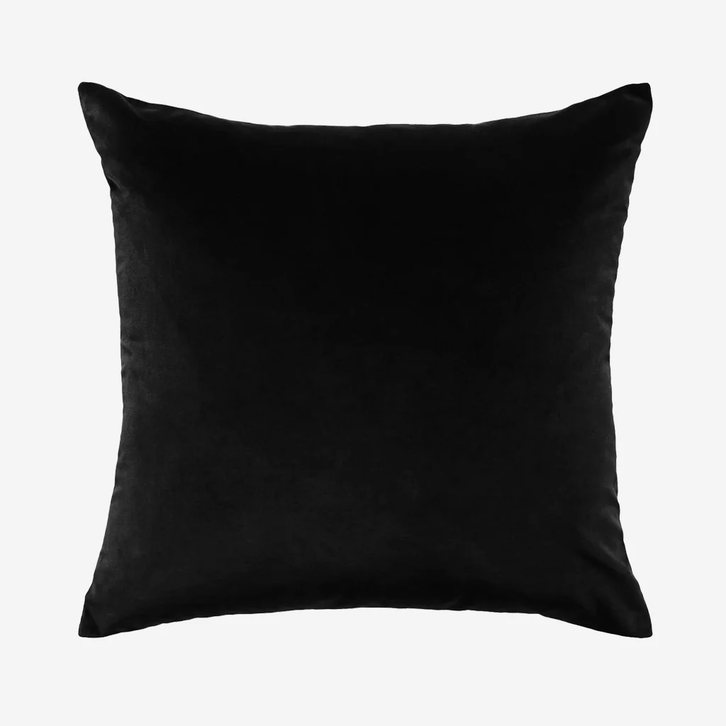 L&M Home Etro Square Velvet Grand Cushion Black - Image 3