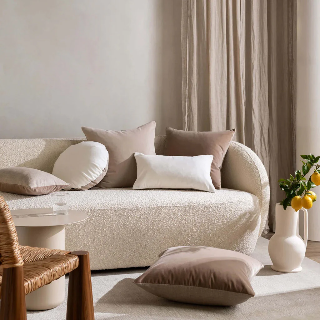 L&M Home Etro Square Velvet Grand Cushion Cacao - Image 5