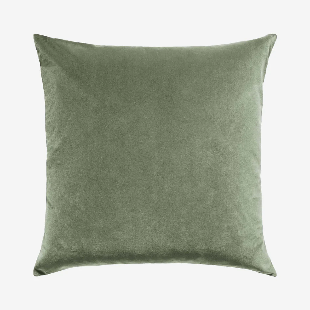 L&M Home Etro Square Velvet Grand Cushion Eucalypt - Image 4