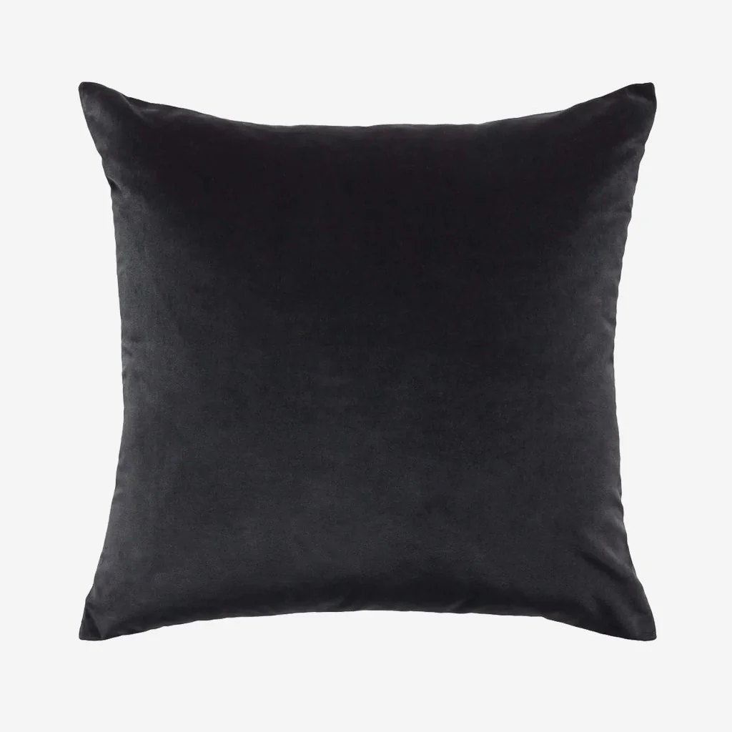L&M Home Etro Square Velvet Grand Cushion Graphite - Image 3