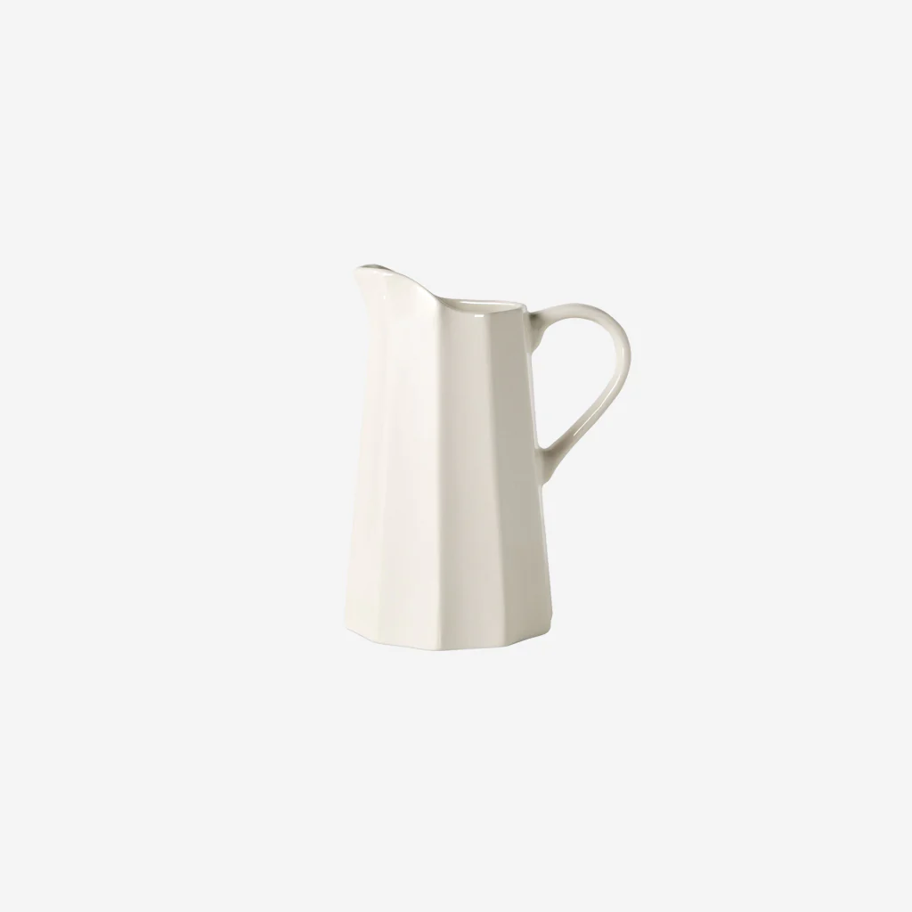 L&M Home Evora Jug Chalk
