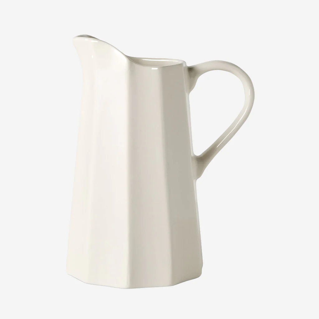 L&M Home Evora Jug Chalk - Image 6