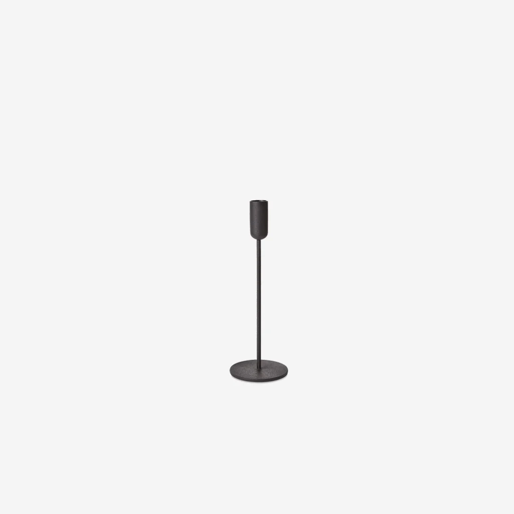 L&M Home Mona Candle Holder Black Small