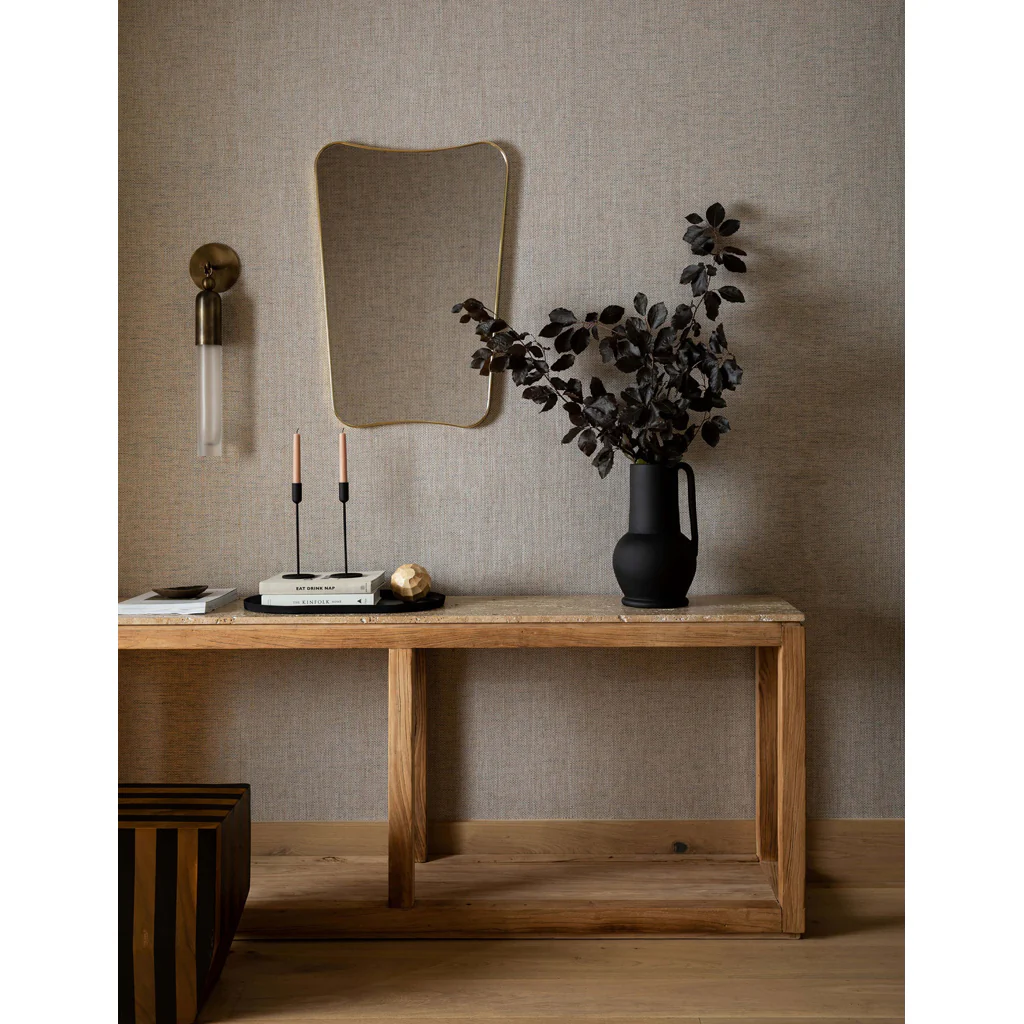 L&M Home Mona Candle Holder Black Small - Image 2