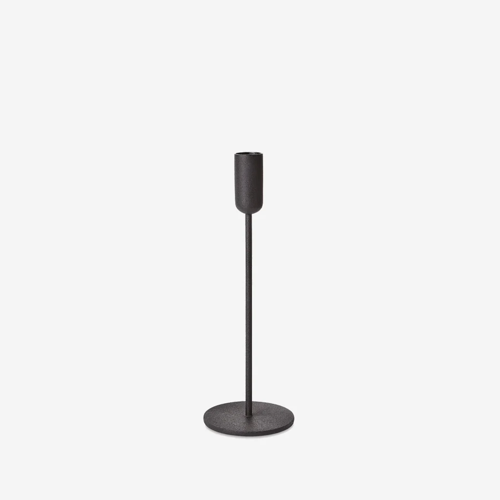 L&M Home Mona Candle Holder Black Small - Image 3