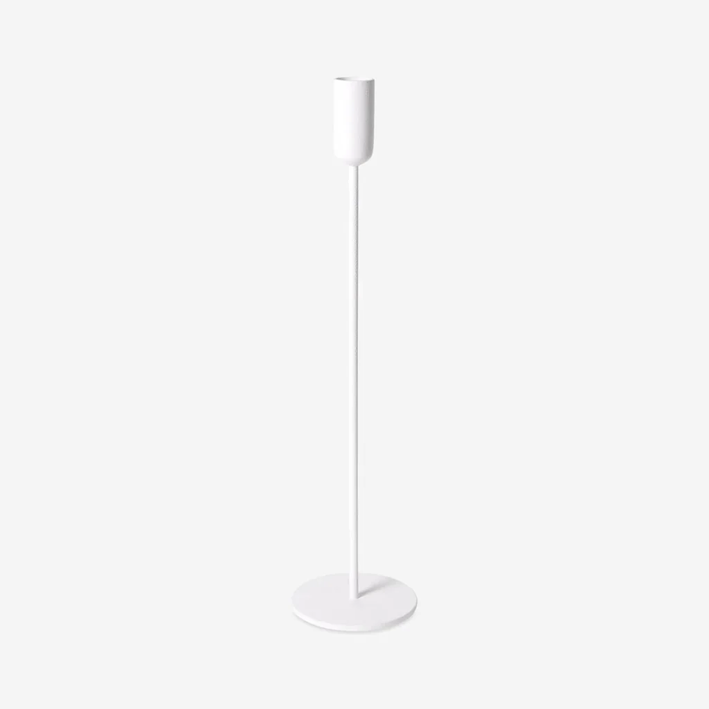 L&M Home Mona Candle Holder Chalk Large - Image 3