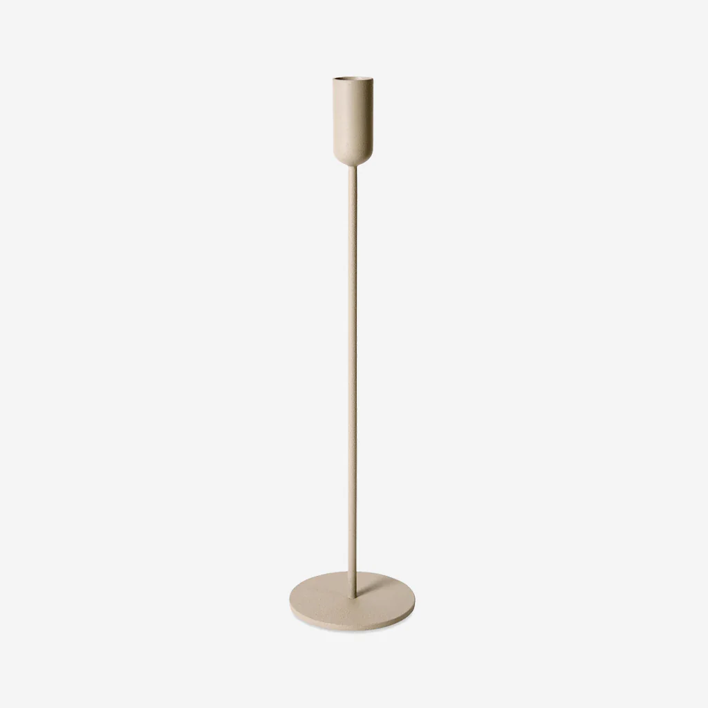 L&M Home Mona Candle Holder Latte Large - Image 3