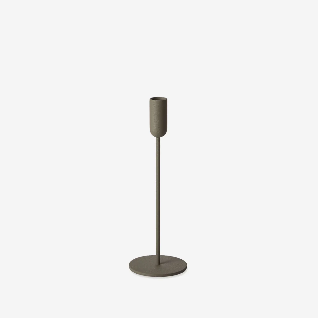 L&M Home Mona Candle Holder Olive Green Small - Image 5