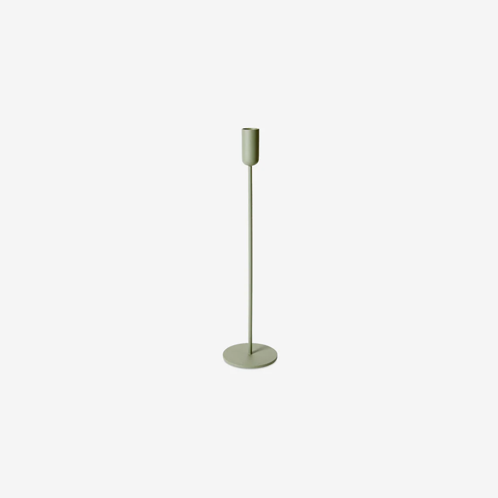 L&M Home Mona Candle Holder Sage Large
