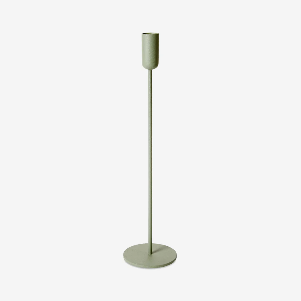 L&M Home Mona Candle Holder Sage Large - Image 3