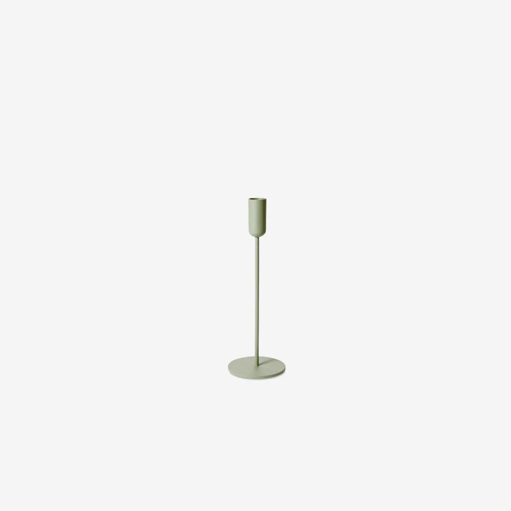 L&M Home Mona Candle Holder Sage Small
