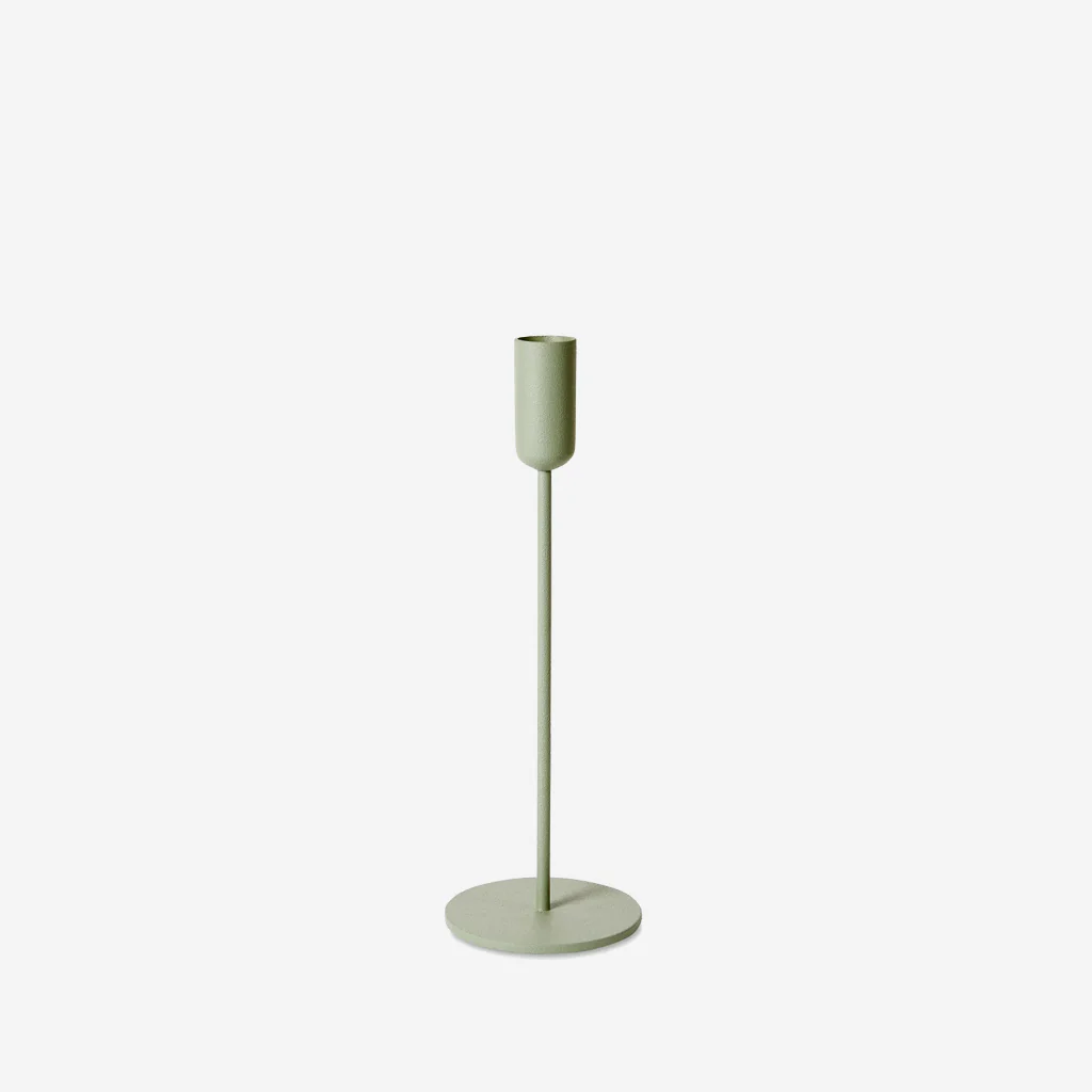 L&M Home Mona Candle Holder Sage Small - Image 3