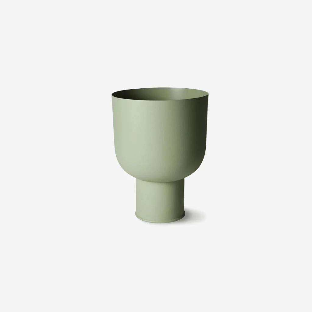 L&M Home Mona Curve Planter Small Sage