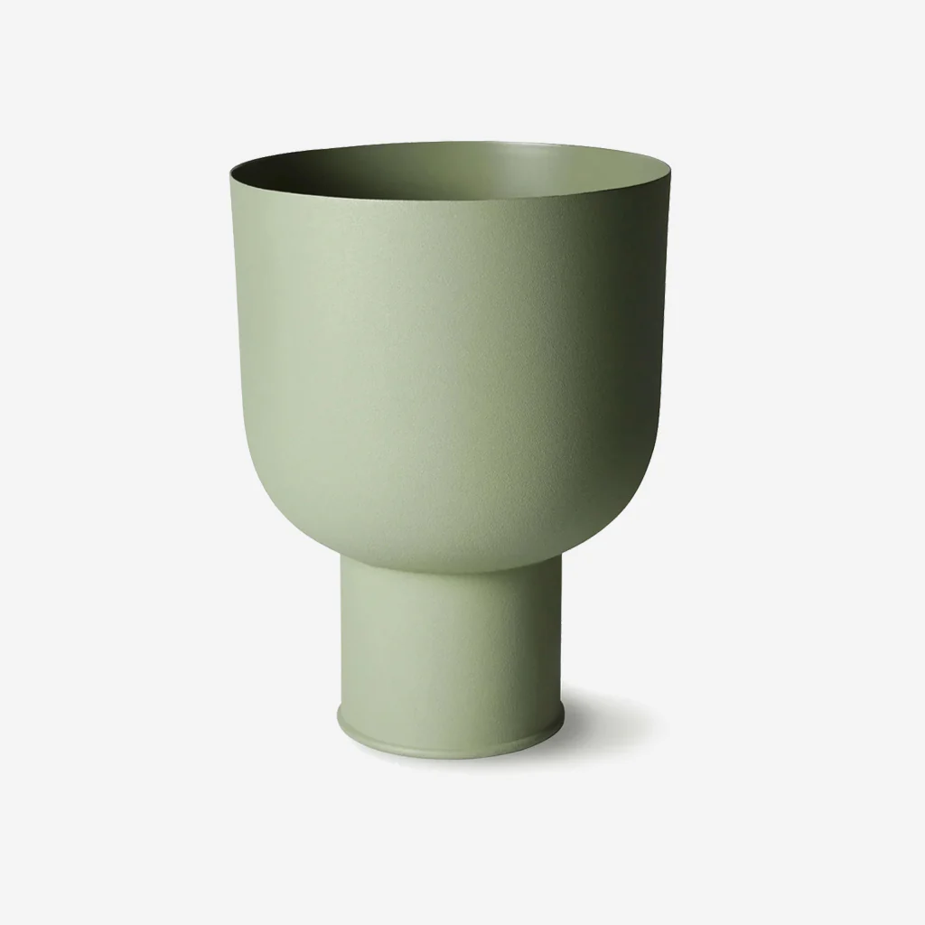 L&M Home Mona Curve Planter Small Sage - Image 3