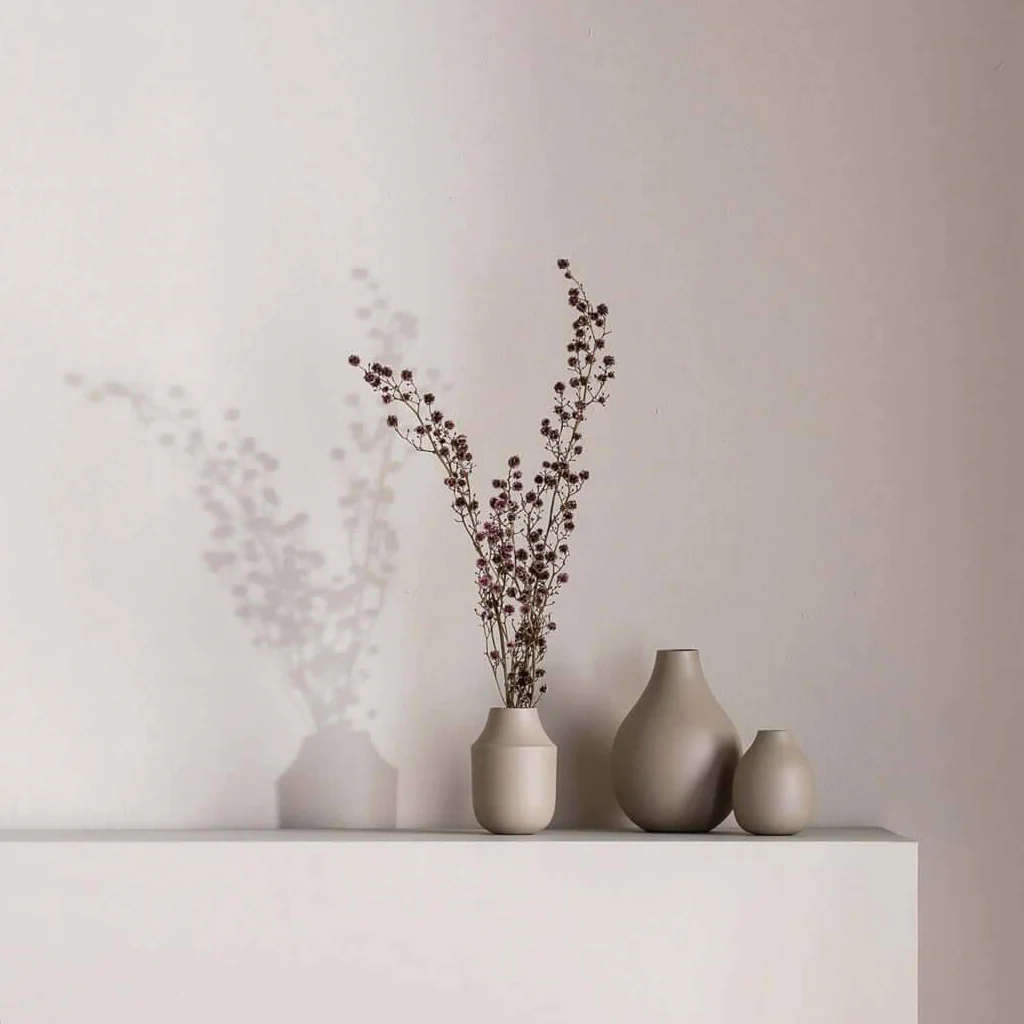 L&M Home Mona Trio of Vases Latte - Image 4