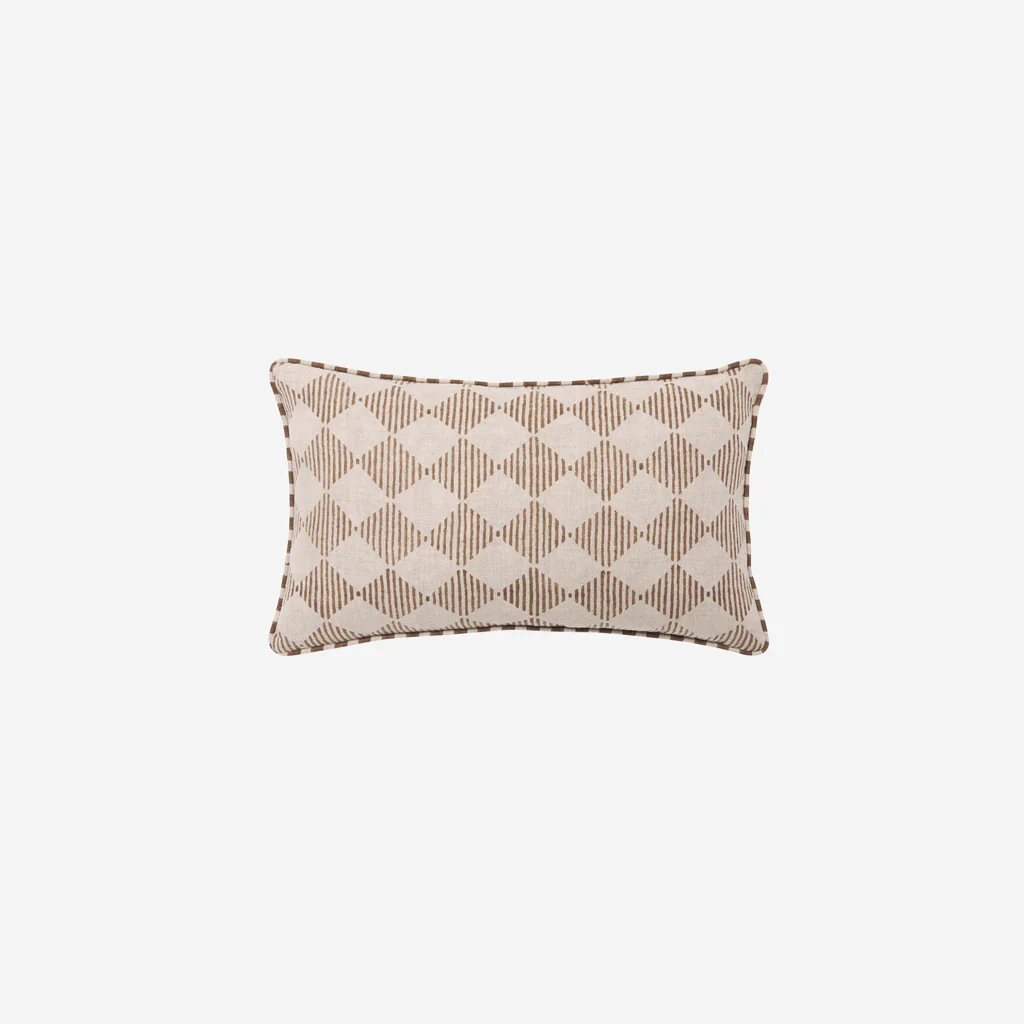 L&M Home Quinn Linen Cushion Bronze