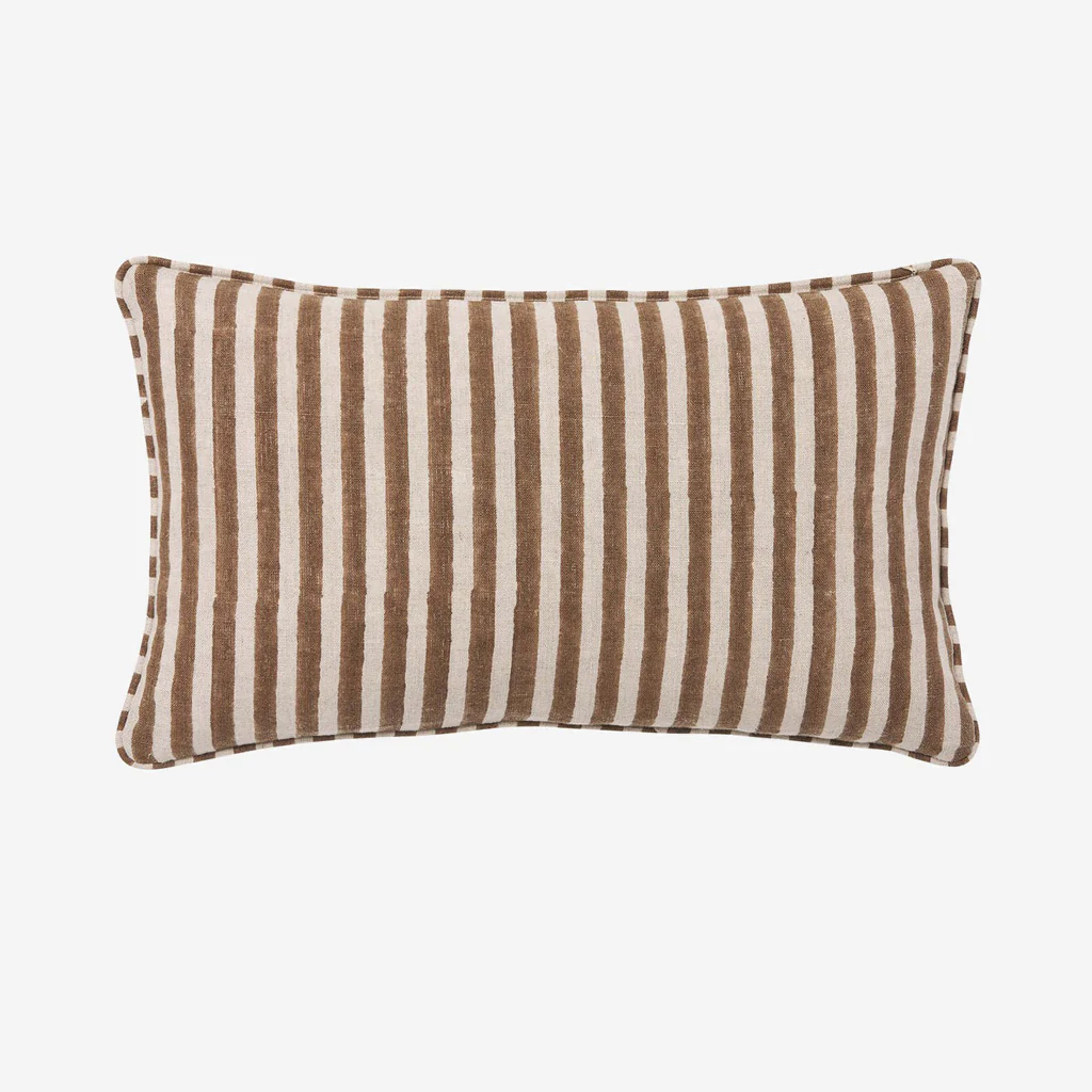 L&M Home Quinn Linen Cushion Bronze - Image 3