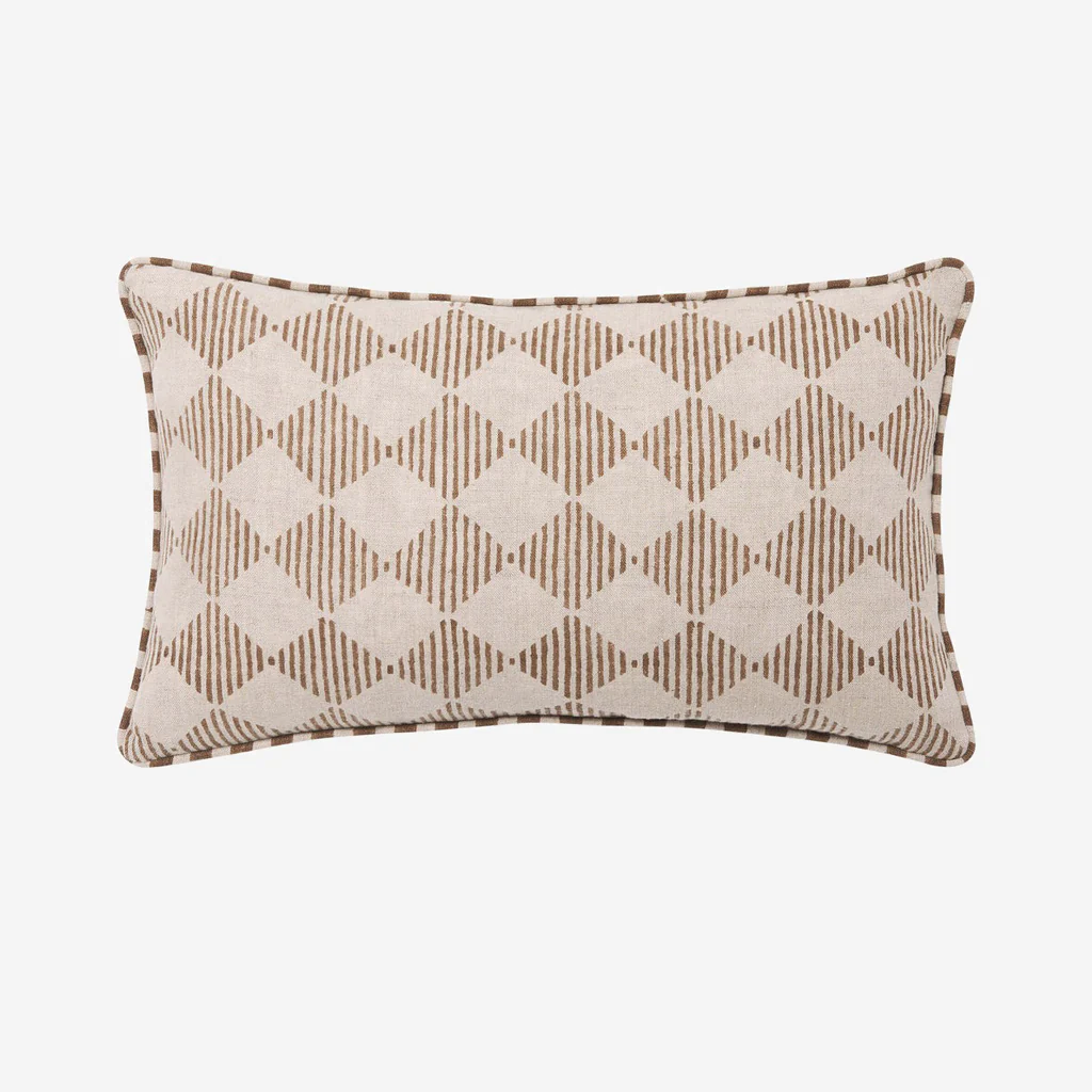 L&M Home Quinn Linen Cushion Bronze - Image 4