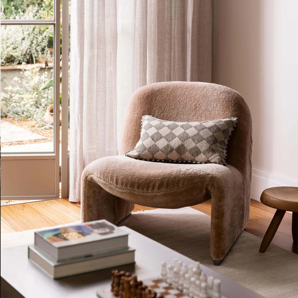 L&M Home Quinn Linen Cushion Olive - Image 2