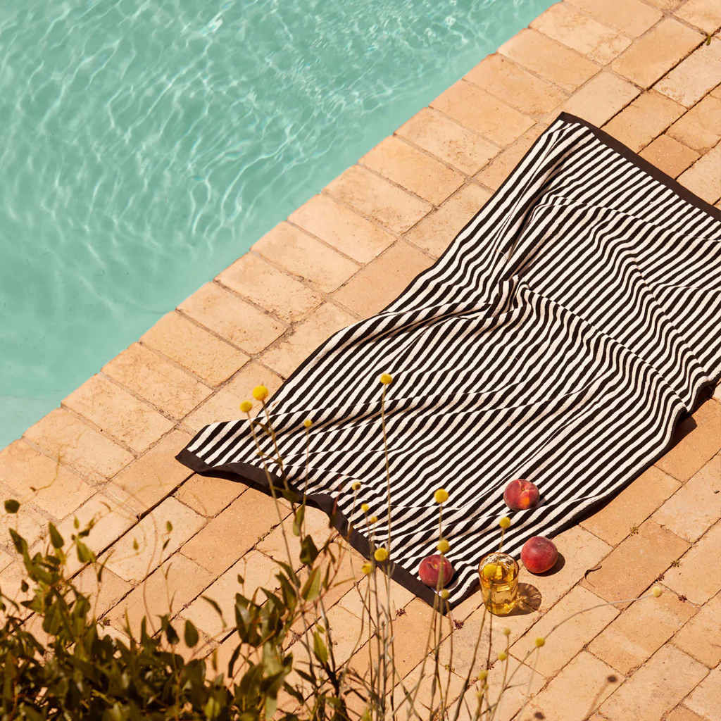 L&M Home Raye Striped Noir Bath Mat - Image 5