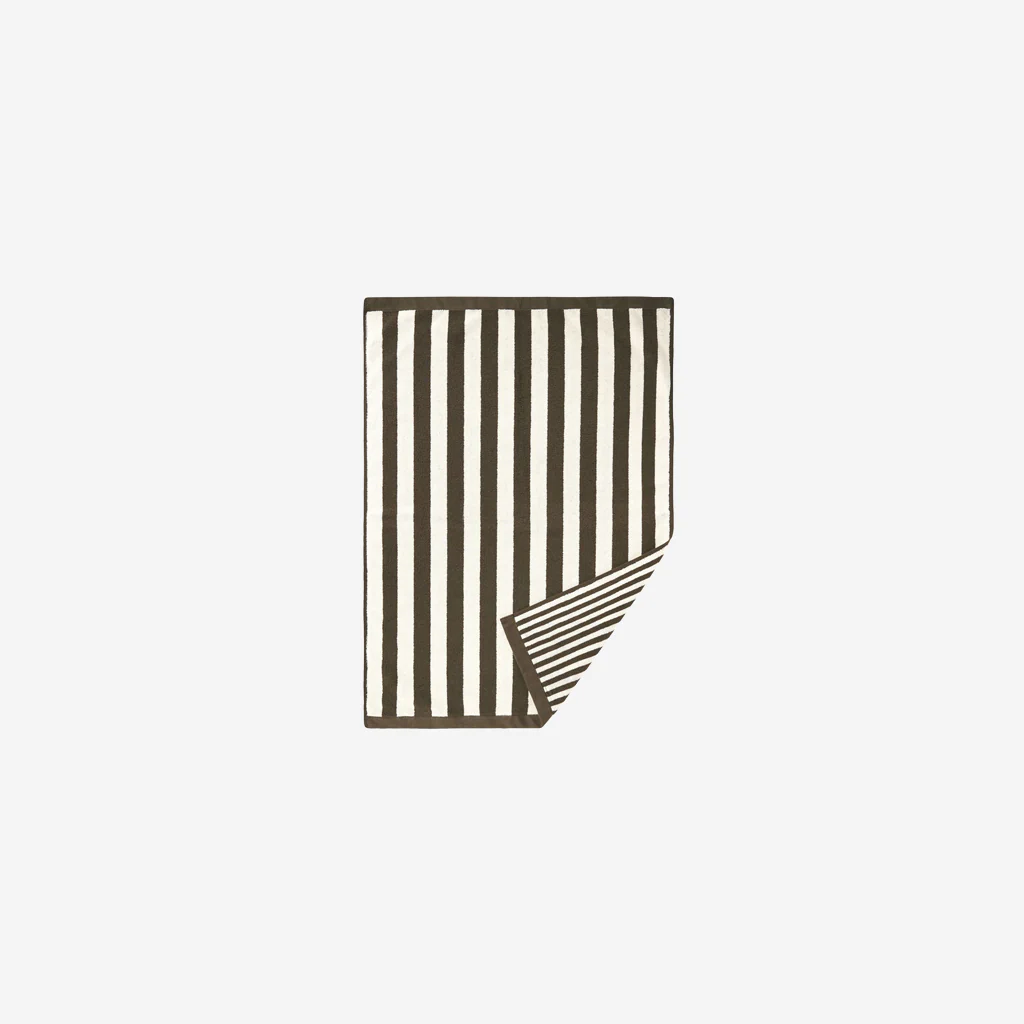 L&M Home Raye Striped Olive Bath Mat