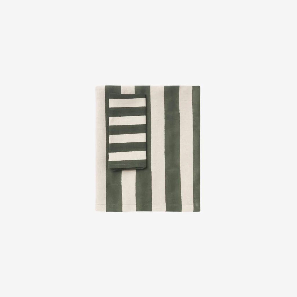 L&M Home Riviera Table Cloth Jade
