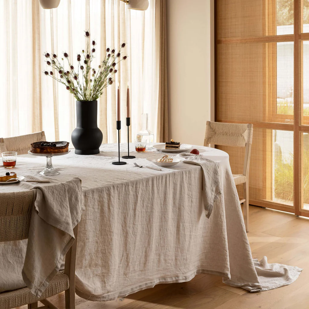 L&M Home Terrace Table Cloth Oatmeal - Image 2