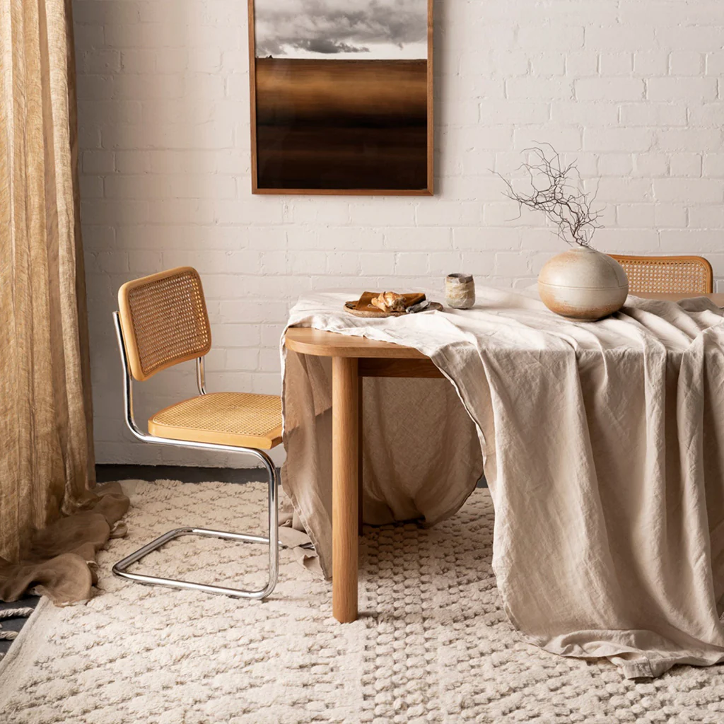 L&M Home Terrace Table Cloth Oatmeal - Image 3